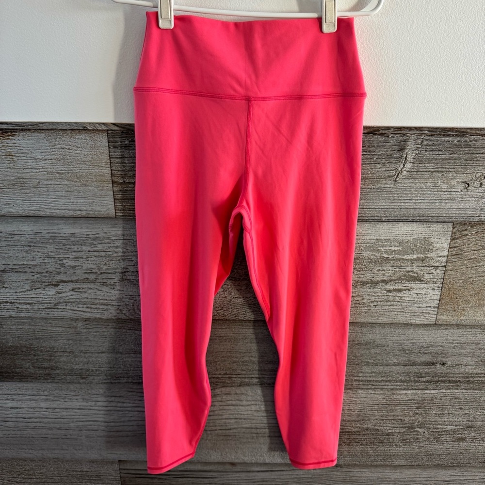 Spiritual Gangster Ada High Waist Leggings  Hot Coral sz Large (G1)